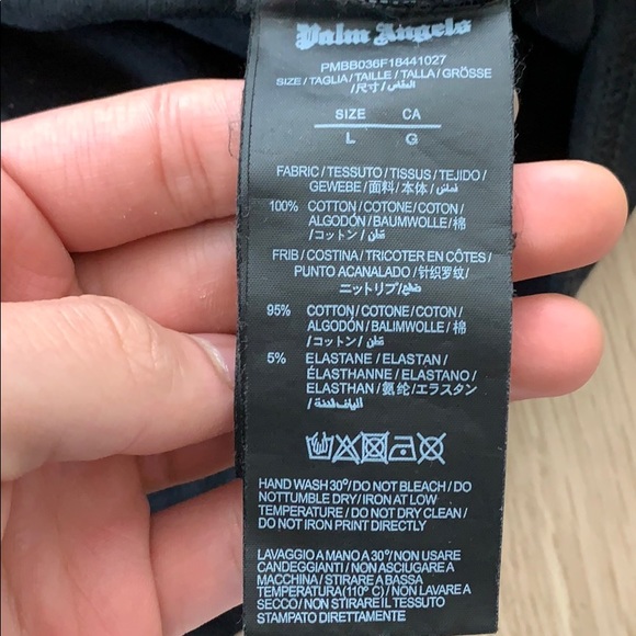 Palm Angels basic logo tee - Picture 5 of 7